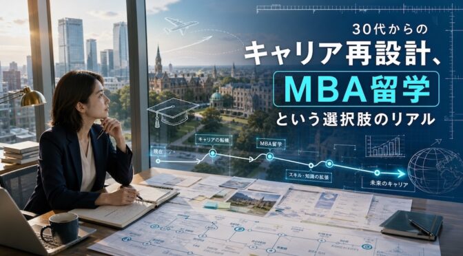 30代からのキャリア再設計、MBA留学という選択肢のリアル